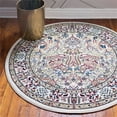 thumbnail image 2 of Unique Loom Narenj Textured Hunting Design Rug 10' x 10' Round Ivory/Tan, 2 of 2