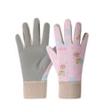thumbnail image 2 of NAISIBABY Girls Snow Gloves, Thermal Waterpoof Stretchy Kids Winter Outdoor Ski Cycling Gloves Pink 6-12T, 2 of 8