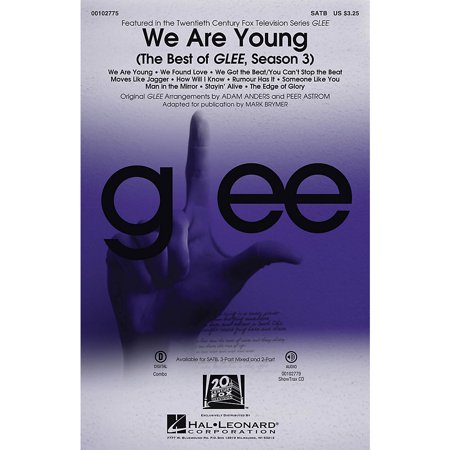 Hal Leonard We Are Young (The Best of Glee, Season 3 Medley) 2-Part by Glee Cast Arranged by Adam (Few Best Men Cast)