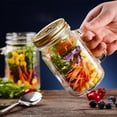 thumbnail image 4 of POINTERTECK Glass Mug With Handle Lid Drinking Jar Clear Cup for Tea Coffee, 4 of 6