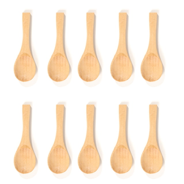 Yuarrent Paquete de 10 cucharas de pequeñas, utensilios de comedor para niños, cucharadita de miel, condimentos de cocina para condimentos de Mostrada tipo 13 Yuarrent HA059797-13B