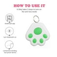 thumbnail image 3 of YOPTOP Hidden GPS Tracking Device  Portable Dogs Cats GPS Locator  Bluetooth Intelligent Anti-Lost Device  5.0 Mobile Key Finder Device  for Kids Pets Keychain for Smartphone,green, 3 of 8