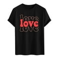 thumbnail image 4 of PNTUTB Men's Fashion Valentine's Day Themed Prints Short Sleeve Casual Loose Comfortable Crew Neck T-shirt, 4 of 6