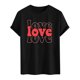 thumbnail image 3 of Ceisia Men's Casual Heart-Printed Short Sleeve Crew Neck Gift T-Shirt, 3 of 5
