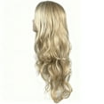 thumbnail image 2 of Dengmore Long Blonde Curly Hair With Bangs Wigs For Women Curly Hair Wig, 2 of 7