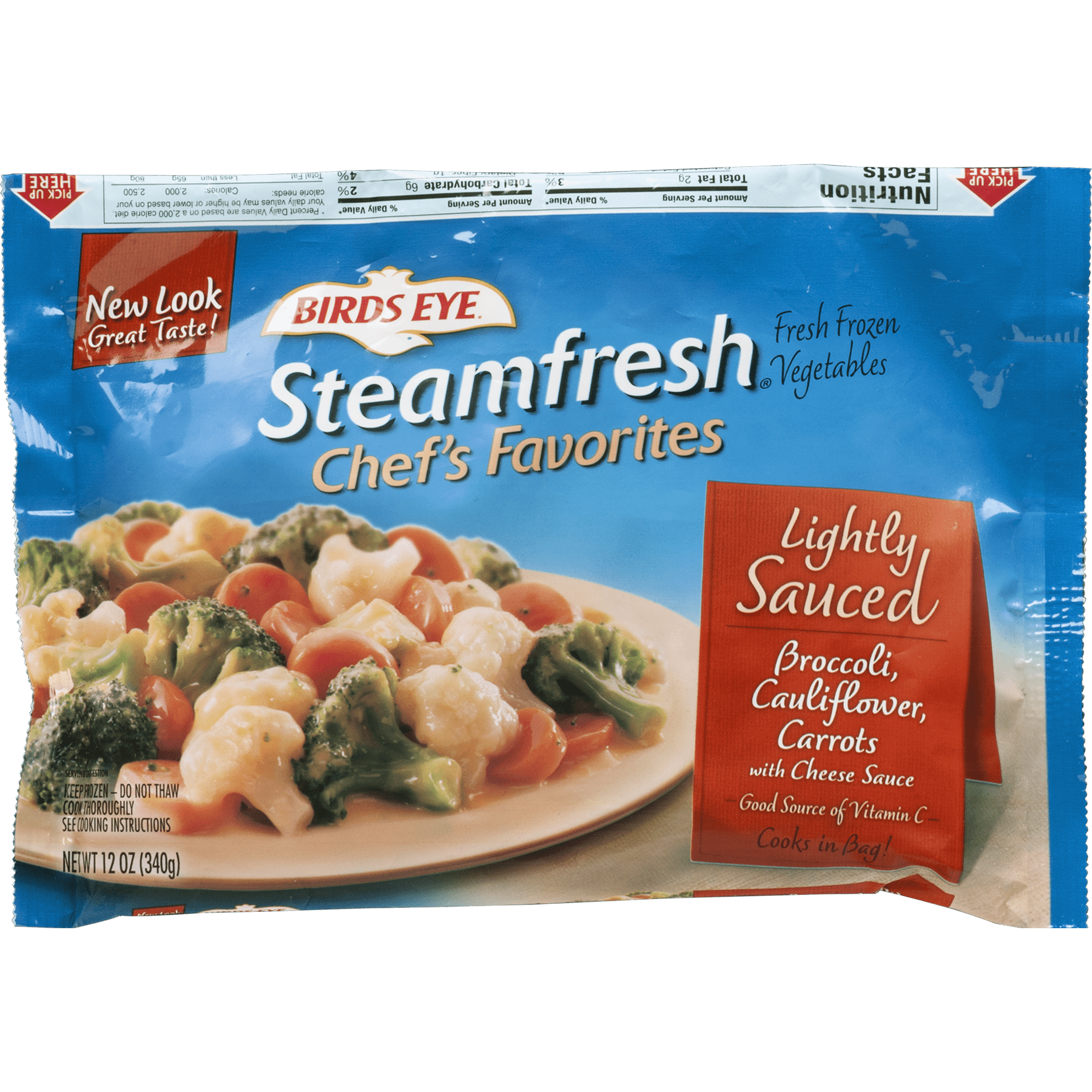 Pinnacle Foods Birds Eye Steamfresh Chef S Favorites Broccoli Pinnacle Foods Birds Eye Steamfresh Chef S Favorites Broccoli Cauliflower Carrots With Cheese Sauce 12 Oz