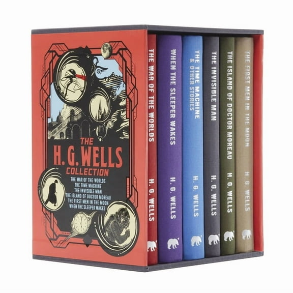 Arcturus Collector's Classics The H. G. Wells Collection: Deluxe 6-Book Hardcover Boxed Set, Book 8, (Paperback)
