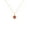Yellow, variant on Pure Elegance Lucky Shamrock Ruby Four-Leaf Clover Pendant Necklace For Women 925 Sterling Silver 14K Rose Gold Over