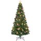 thumbnail image 4 of Costway Árbol de Navidad artificial de 210 cm con 8 modos de iluminación, 80 luces LED cálidas, 4 of 6