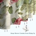 thumbnail image 6 of Pioneer Flower Floral Print Pattern Shower Curtain 36"x72" ,Bathroom Decorative Shower Curtains Set with 12 Hooks,Modern Waterproof Washable Shower Curtain, 6 of 6