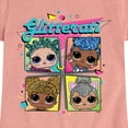 thumbnail image 3 of LOL Surprise! Dolls - Glam Series - Glitterati Retro Style - Toddler & Youth Girls Short Sleeve Graphic T-Shirt, 3 of 5