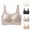 Black, variant on Women's Casual Solid Color Summer Womens Bras Comfortable Perspective Everyday Bras Rims