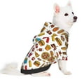 thumbnail image 2 of Gaeub Hot Dog Pizza Dog Hoodie Sweatshirts Warm Dog Clothes for Small Dogs,Puppy and Cat Costume-XX-Large, 2 of 7