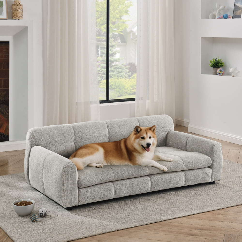 Zephypaws Dog Couch Bed,Mini Sofa Couch for Dogs with Backrest and