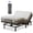 Basic Adjustable Bed Base+12" White Mattress, variant on Adjustable Bed Frame Twin XL Electric Bed Base with Head & Foot Incline, Under Bed Light,&nbsp;Adjustable Legs, Zero Gravity, 4 USB Ports , Wireless Remote, Easy Assembly