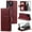 Dark Red, variant on TECH CIRCLE Folio Case for iPhone 11 (6.1") 2019 Phone - Protective Flip Fold Case with Wrist Strap, Built-in Stand & Card Slots Holders, Lightweight Portable Phone Cover, Dark Red