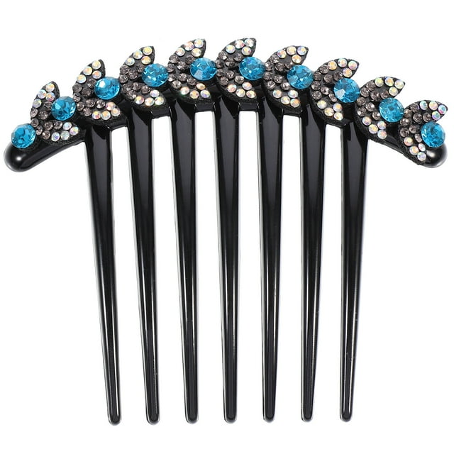 Miangastore Fashion Rhinestone Hairpin Comb Anti-skid Hair Fork For Women And Girls