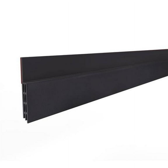 Thermwell Products EZ111BK 2 x 36 in. Prem Rubber Self-Stick Dr Sweep - Black