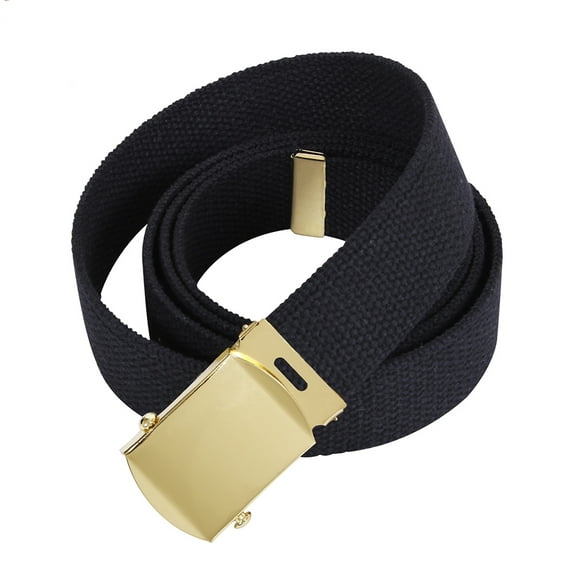 Rothco Black and Gold Military Web Belt - 1724