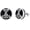 Thor's Hammer, variant on Viking Stud Earrings 925 Sterling Silver Tree of Life Ankh Cross Skull Valknu Earrings Natural Black Onyx Stud Earrings for Men Women