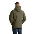 thumbnail image 3 of Men's Quilt-Lined Micro-Duck Hooded Work Coat, 3 of 5