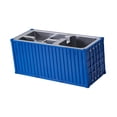 thumbnail image 4 of Rongfmy Shipping Container Pen Holder Compact Multi Functional Container Storage Box Sky Blue, 4 of 9