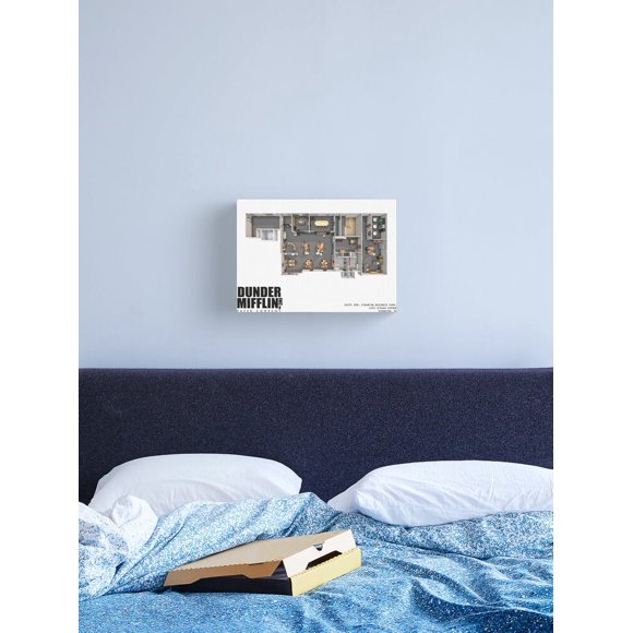 Aaroca Dunder Mifflin Floor Plan Canvas Print Canvas Posters