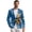 Eagle Hibiscus, variant on POLERO Mexican Blazer for Mens Regular Fitted Tuxedo Jackets South Indian Aztec Print One Button Sports Coats Work Wedding Dress Suit Blazers Jacket