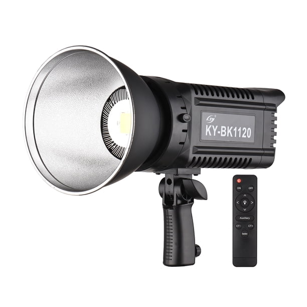 Studio LED Video Light 5600K Temperatura de color Brillo ajustable CRI93+ TLCI95+ Bowens Mount con protector Reflector Control remoto para estudio Fotografía al aire libre Retrato Grabación de video Irfora Fotografía de luz