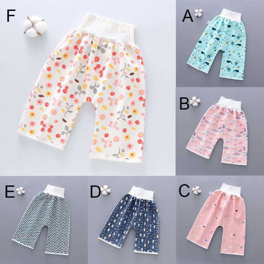 6Pcs Baby Toilet Training Pants, Soft Diaper Pants, Breathable And Waterproof Toilet Training Pants, Night Pajamas, Bedwetting Cover Pads, Suitable For Infant Boys (0-12Y)M