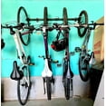 thumbnail image 6 of StoreYourBoard Bike Rack Garage Mount, 5 Bike Wall Mount, Adjustable Bike Hangers for Garage, Heavy Duty Steel Holds 300 Pounds, 46in x 3.5in x 7.5in, Mountain Bikes Road Bikes Kids Bikes and More, 6 of 6
