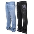 thumbnail image 4 of kamemir Blue Jeans Men Men's Comfort Flex Waist Relaxed Fit Jean(Blue,L), 4 of 5