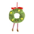 thumbnail image 1 of Muñeco de Peluche Navideño, 15 x 22 cm, Decoración Colgante Redonda, Accesorio Versátil para Repisas de Chimenea, 1 of 9