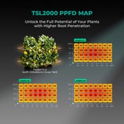 Mars Hydro TSL2000 300W LED Grow Light, Full Spectrum for 4x2ft Uniform Coverage, Daisy Chain & Dimmer