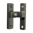 thumbnail image 3 of Pestillo de puerta de , cerradura de perno para puertas, herrajes de metal luminoso, pestillo abatible, cerradura de puerta de seguridad para Gris, 3 of 8