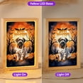thumbnail image 2 of Mummy Mastiff Happy Halloween with Pumpkins Bats Spooky Fun Acrylic Plaque with Wood Photo Frame Box Mastiffs Dog Lover Gifts Idea Light Box - 00019, 2 of 5