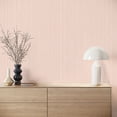 thumbnail image 3 of Tempaper Textured Faux Grasscloth Pink Peel and Stick Wallpaper, 20.5" x 16.5', 3 of 8