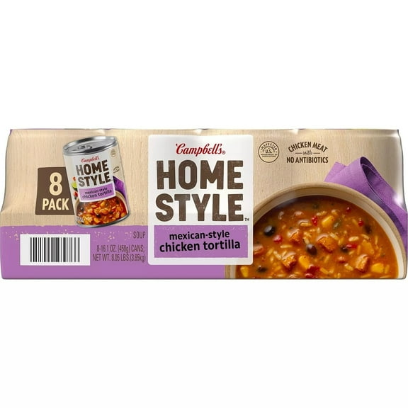 Campbell's Homestyle Mexican Style Chicken Tortilla Soup, 16 Ounce (Pack of 8)