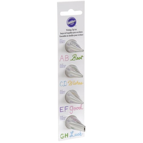Wilton 4 Piece Writing Tip Set