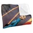 thumbnail image 3 of Superman Attack On Metropolis Officially Licensed Silky Touch Super Soft Throw Blanket 36" x 58", 3 of 8