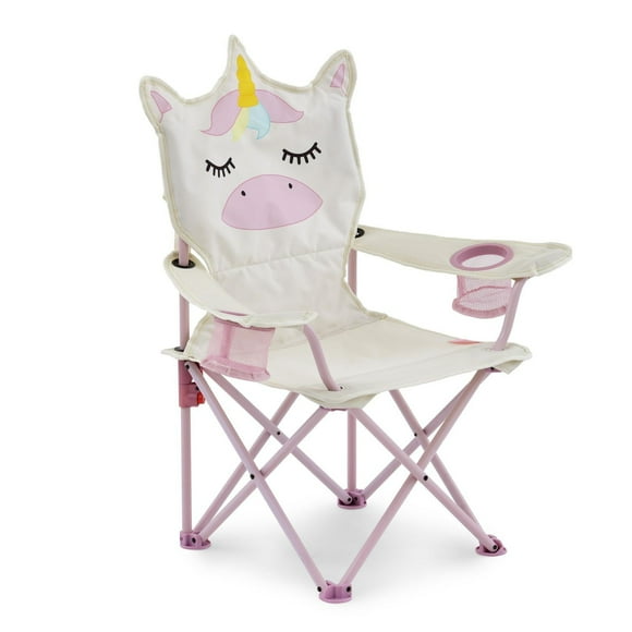 Firefly! Outdoor Gear Sparkle the Unicorn Kid's Camping Chair - Pink/White Color