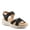 BLACK, variant on Delosa Women’s Comfort Sandal with Soft Arch Support & Easy Wear