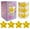 Gold Star Stickers, variant on 700Pcs Smiley Face Star Stickers for Kids Reward, 1inch 8 Colored Sparkly Foil Expression Stickers for Student Planner and School Classroom Teacher Supplies 3.15inch in Diameter per roll