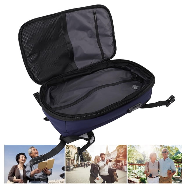 Sac à Dos de Compression sous Vide, Coussin de Dos de Ruche Extensible et Respirant, Sac à Dos de Voyage sous Vide pour Randonnée