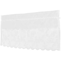 Tineasur Lace Curtain Valance White Lace 1Pcs