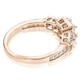 thumbnail image 2 of Ladies 14K Natural 0.9 Ctw Diamond Unique Designer Engagement Ring (Rose Gold Size 8.5), 2 of 3