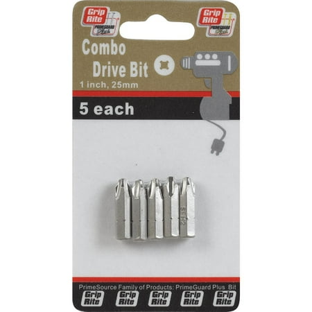 

1PK Grip-Rite Phillips/Square Combo 1 In. Screwdriver Bit
