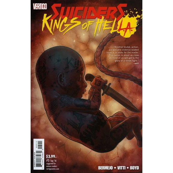 Suiciders: Kings of HelL.A. #5 VF ; DC/Vertigo Comic Book
