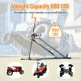 thumbnail image 3 of LZBEITEM Lawn Mower Lift Jack - 882 lbs Capacity for Tractors and Zero Turn Lawn Mowers, 3 of 11