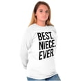 thumbnail image 3 of Best Niece Ever Cute Family Relative Women Plus Size Long Sleeve Graphic Tee Brisco Brands 2X, 3 of 5
